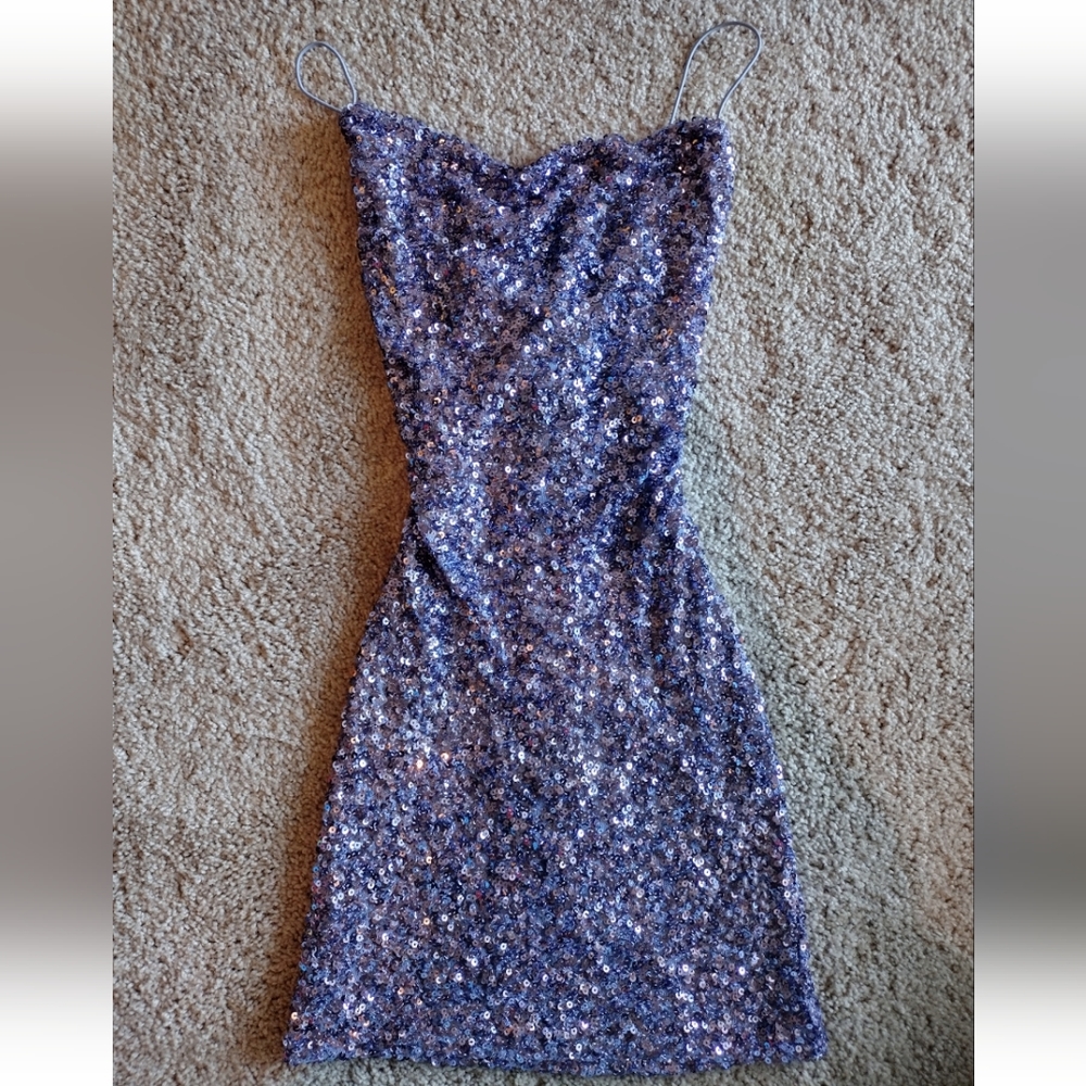 Windsor Lavender Sequin Dress size 5/6